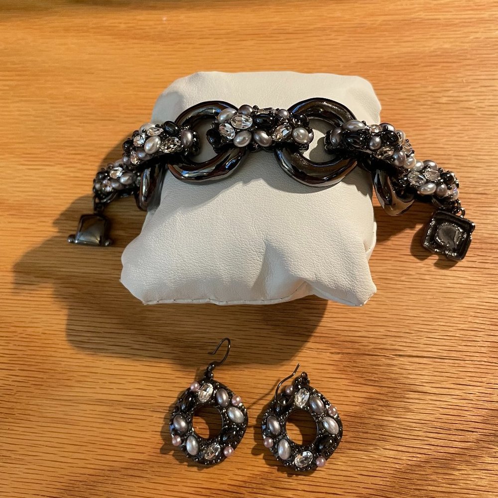 Chico's Bracelet and Earrings Set